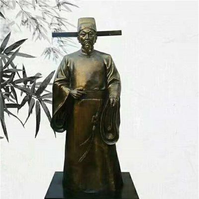   玻璃钢仿铜景观景区博鱼网页版古代人物博鱼网页版