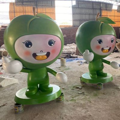 动物商场大型园林景观摆件玻璃钢卡通公仔博鱼网页版