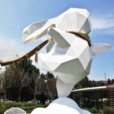 玻璃钢大型抽象块面，兔子博鱼网页版