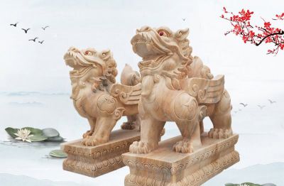 园林景观装饰品黄蜡石石雕貔貅博鱼网页版