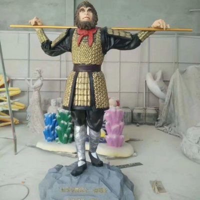 电影人物户外园林大型园林电影院孙悟空