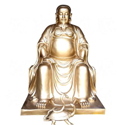 道教尊神玄天上帝不锈钢鎏金真伪大帝博鱼网页版