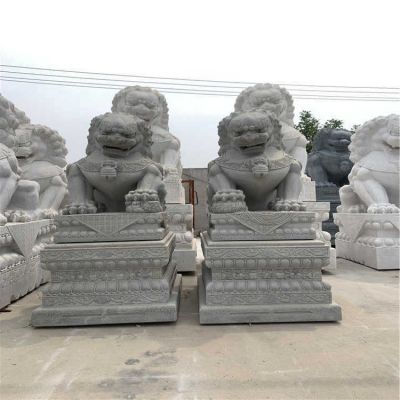 动物石雕摆件 门前公园广场景观博鱼网页版