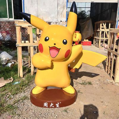 玻璃钢门店卡通公仔形象摆件