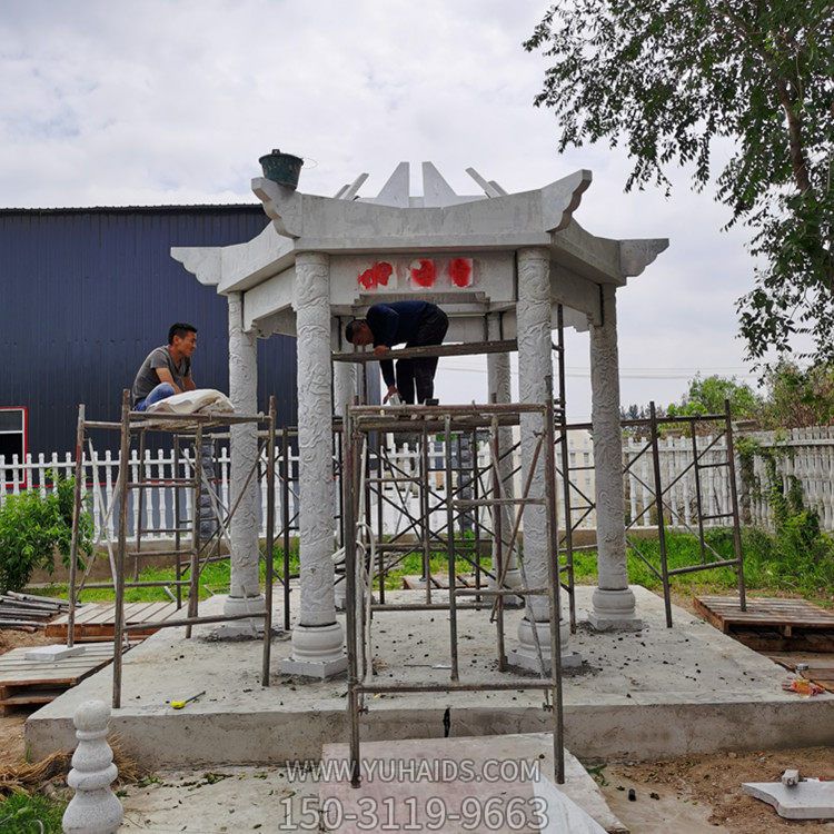 大理石户外园林景观凉亭博鱼网页版