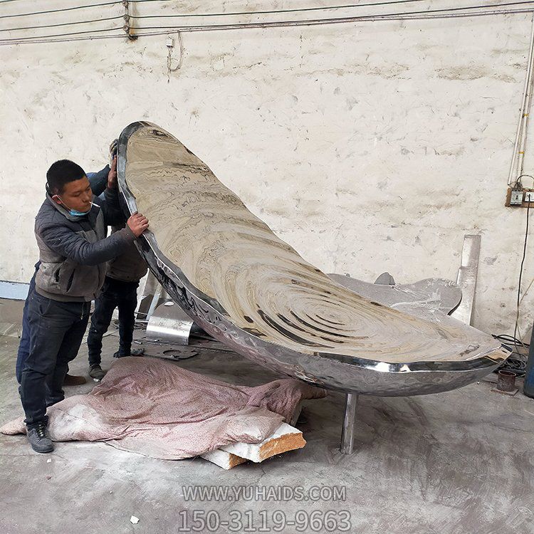 不锈钢创意景观摆件水波纹博鱼网页版