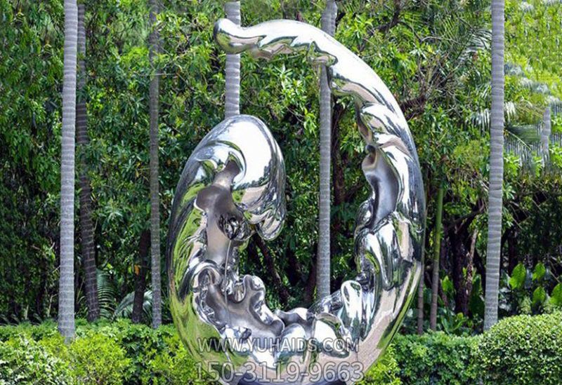 丛林装饰一朵不锈钢海浪浪花博鱼网页版