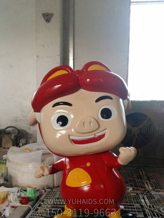 动画片人物玻璃钢卡通猪猪侠博鱼网页版