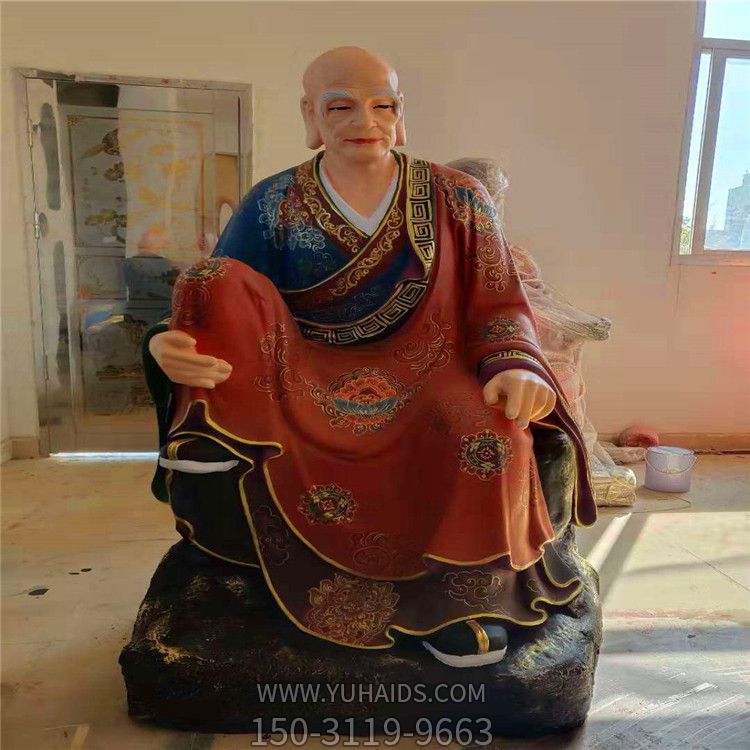 寺庙景区玻璃钢彩绘十八罗汉博鱼网页版