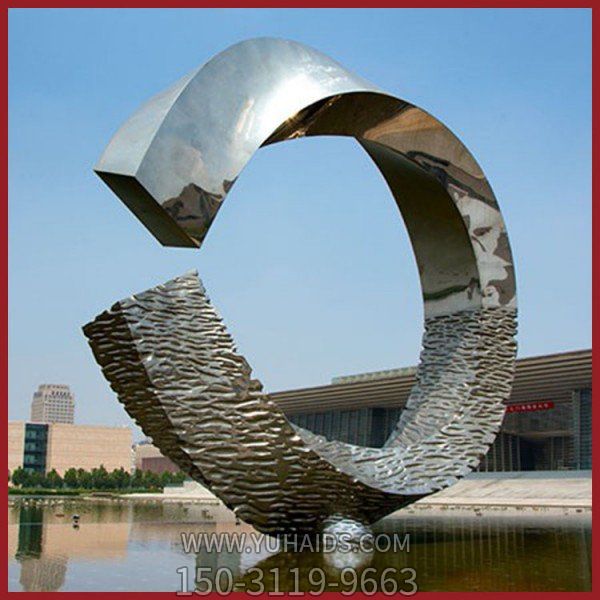 户外大型不锈钢锻造抛光工艺圆环博鱼网页版