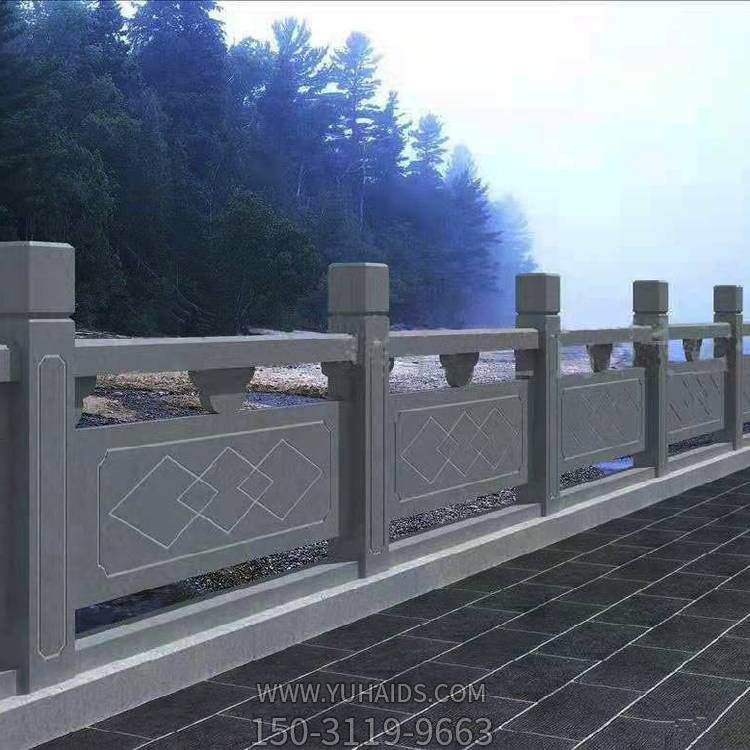 户外河道大理石青石石雕浮雕围栏博鱼网页版