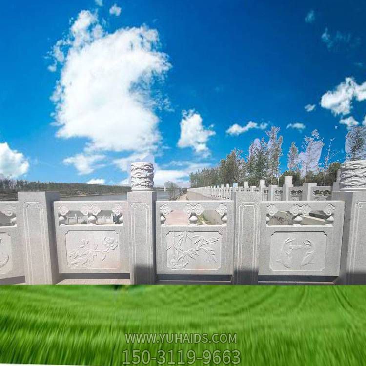 花岗岩市政河道护栏石雕栏板大桥石栏杆博鱼网页版