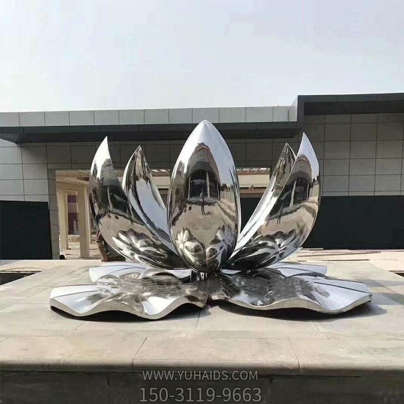 城市大型景观不锈钢镜面莲花博鱼网页版