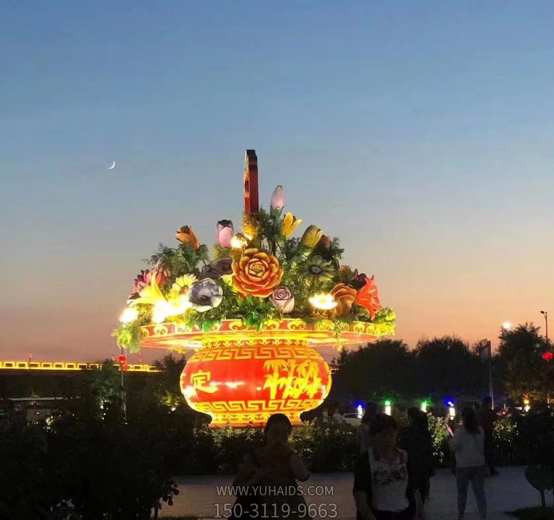 玻璃钢大花篮夜光效果图片博鱼网页版