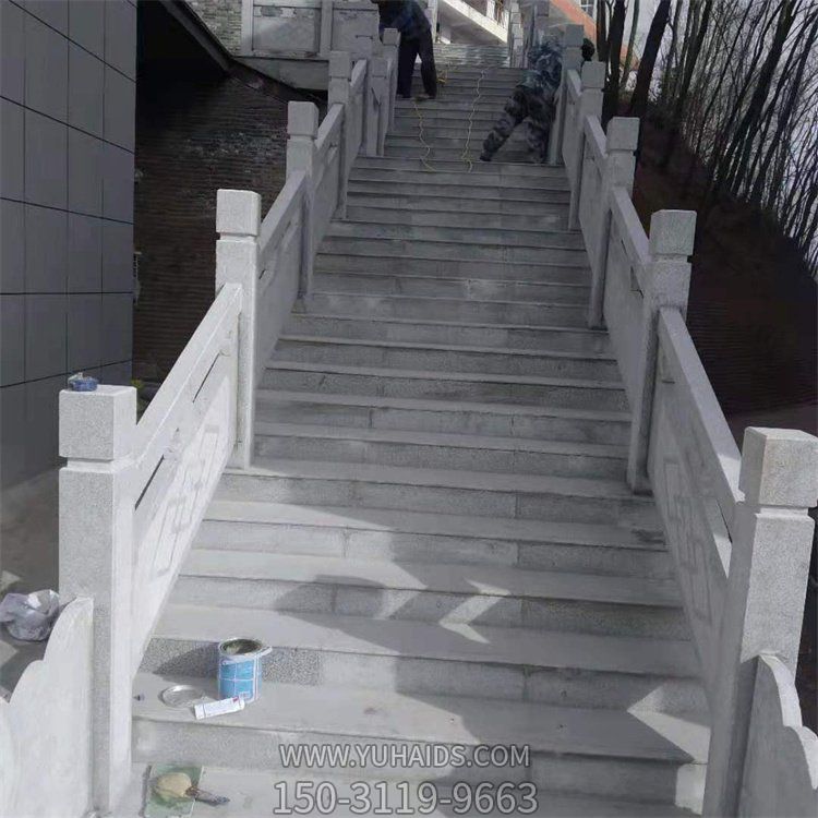 园林别墅大理石石雕楼梯扶手护栏博鱼网页版