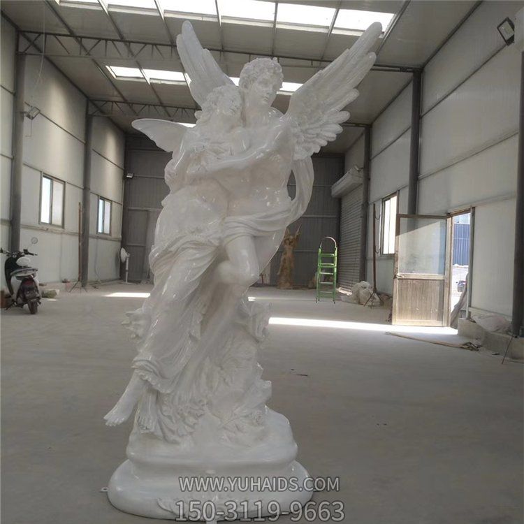 玻璃钢仿汉白玉欧式西方天使人物小品景区景观博鱼网页版