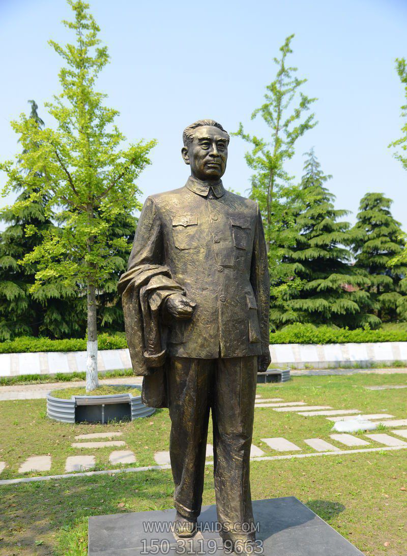 公园景区周总理伟人铜雕周恩来博鱼网页版