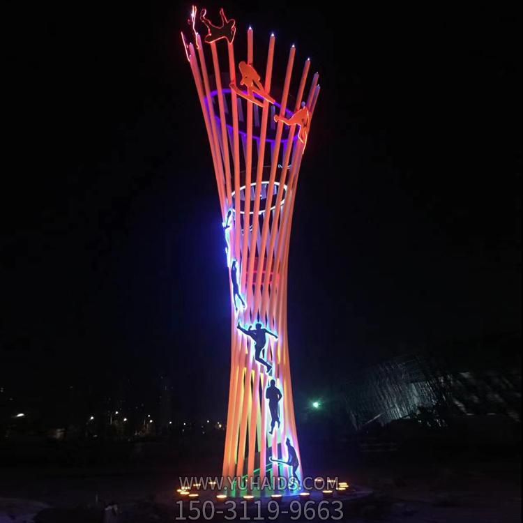 城市广场摆放不锈钢抽象艺术景观博鱼网页版