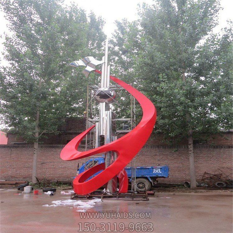 不锈钢科技主题景观博鱼网页版，学校校园励志博鱼网页版