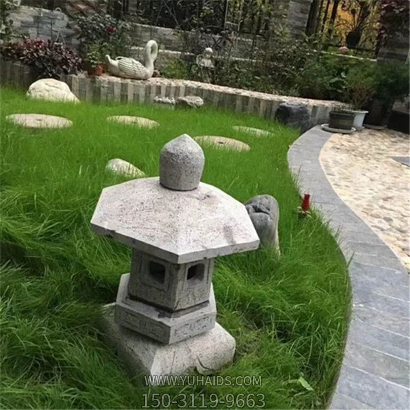 花岗岩灯笼日式庭院院草坪灯园林酒店地石灯摆件博鱼网页版