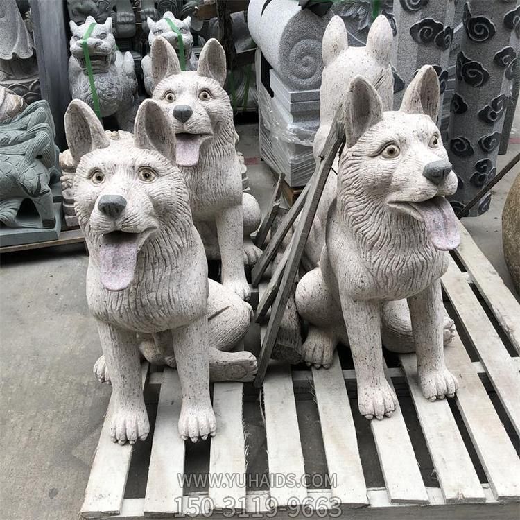 大理石石雕家居家用十二生肖狗博鱼网页版