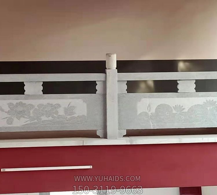 定做石栏杆 石雕栏板护栏河道青石芝麻白石材围栏庭院别墅摆件博鱼网页版