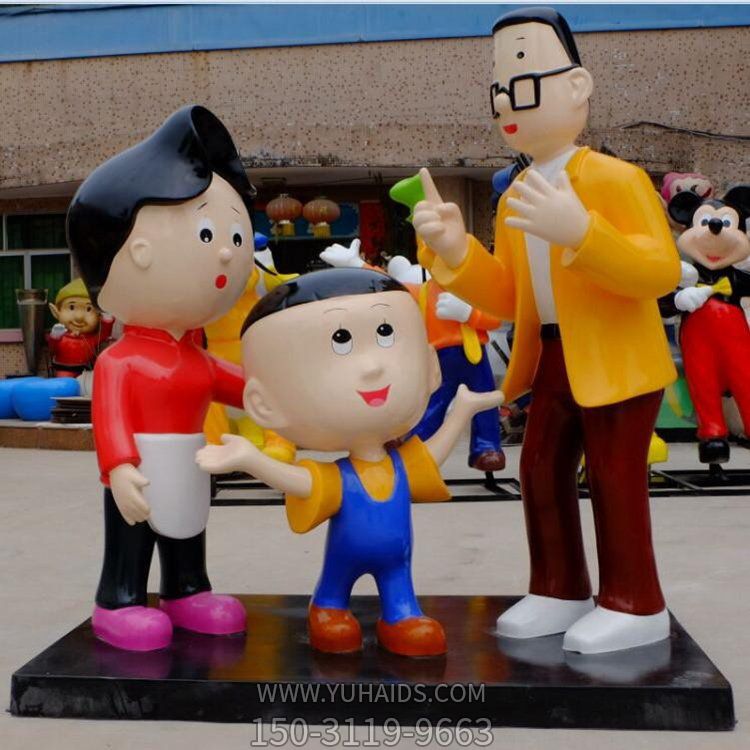 儿童乐园摆放玻璃钢卡通动漫人物公仔博鱼网页版