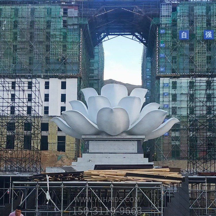 大型不锈钢莲花，景观花朵博鱼网页版