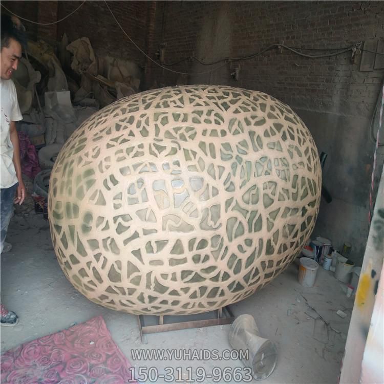 大型玻璃钢水果景观哈密瓜博鱼网页版