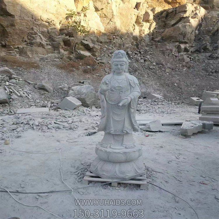 大理石石雕寺庙景区观音摆件博鱼网页版