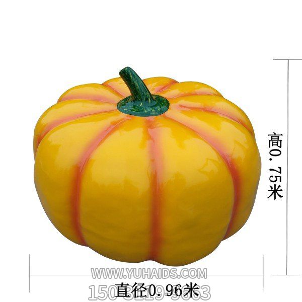 大型户外公园包立管彩绘仿真南瓜博鱼网页版