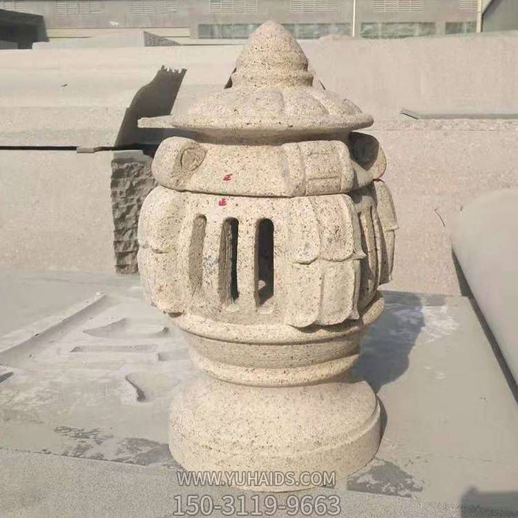 石雕灯笼寺庙园林照明石灯花岗岩石灯笼博鱼网页版