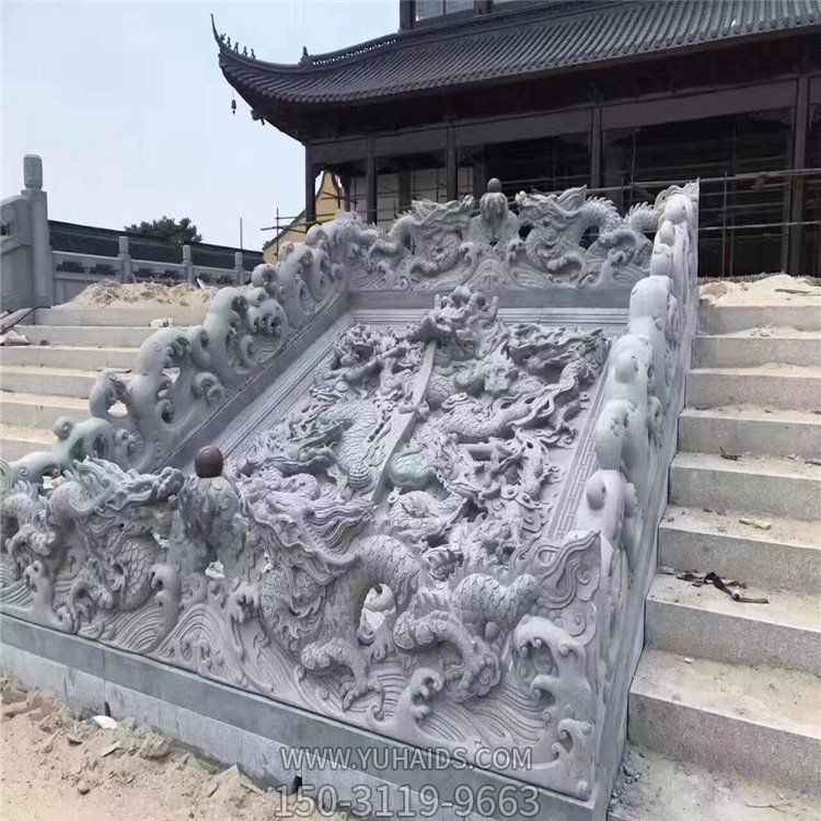 大殿青石围栏楼梯护栏河道石雕大理石博鱼网页版