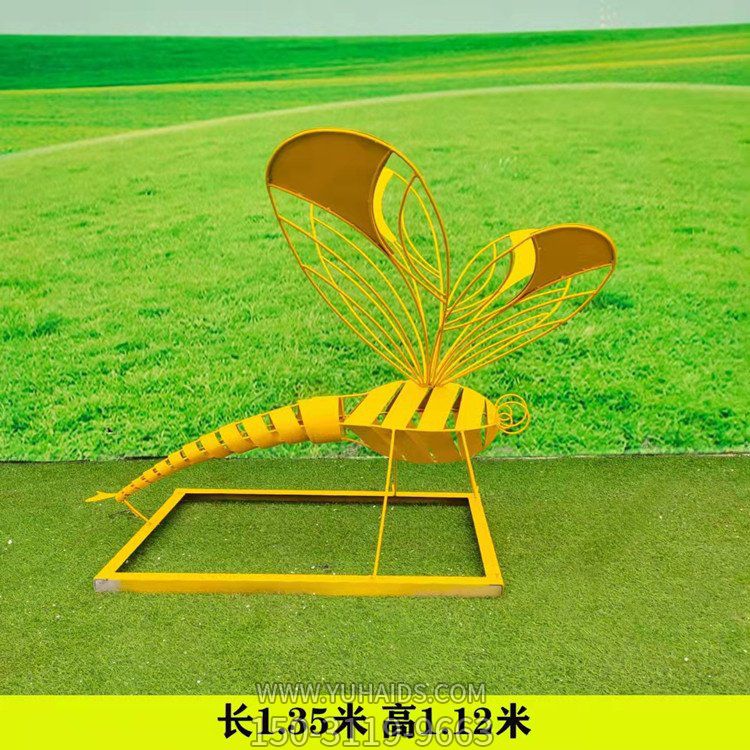 不锈钢户外园林景观抽象蜻蜓博鱼网页版