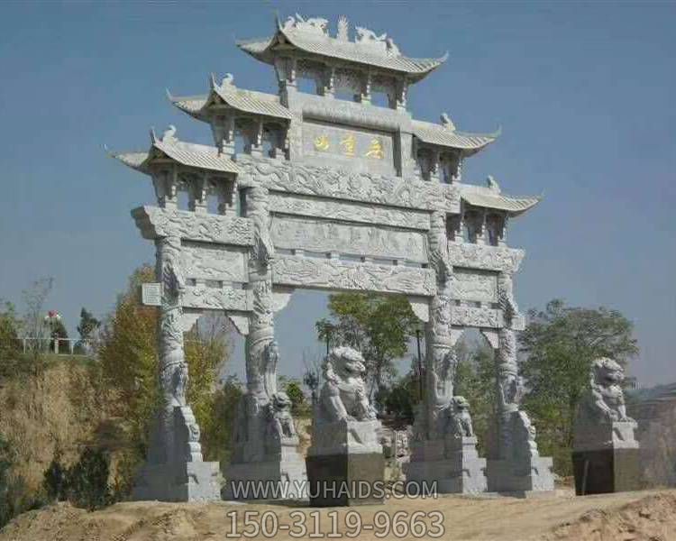 大型农村村口牌坊博鱼网页版