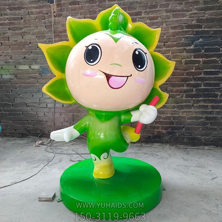 幼儿园玻璃钢卡通太阳花公仔摆件博鱼网页版