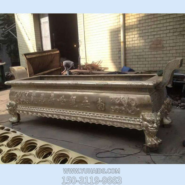 景区寺庙宗教不锈钢喷漆香炉博鱼网页版