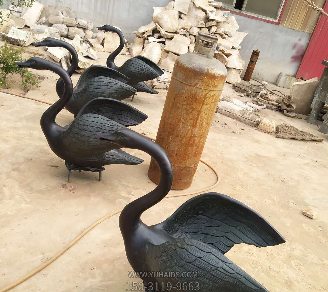 景区创意不锈钢喷漆镀金天鹅博鱼网页版