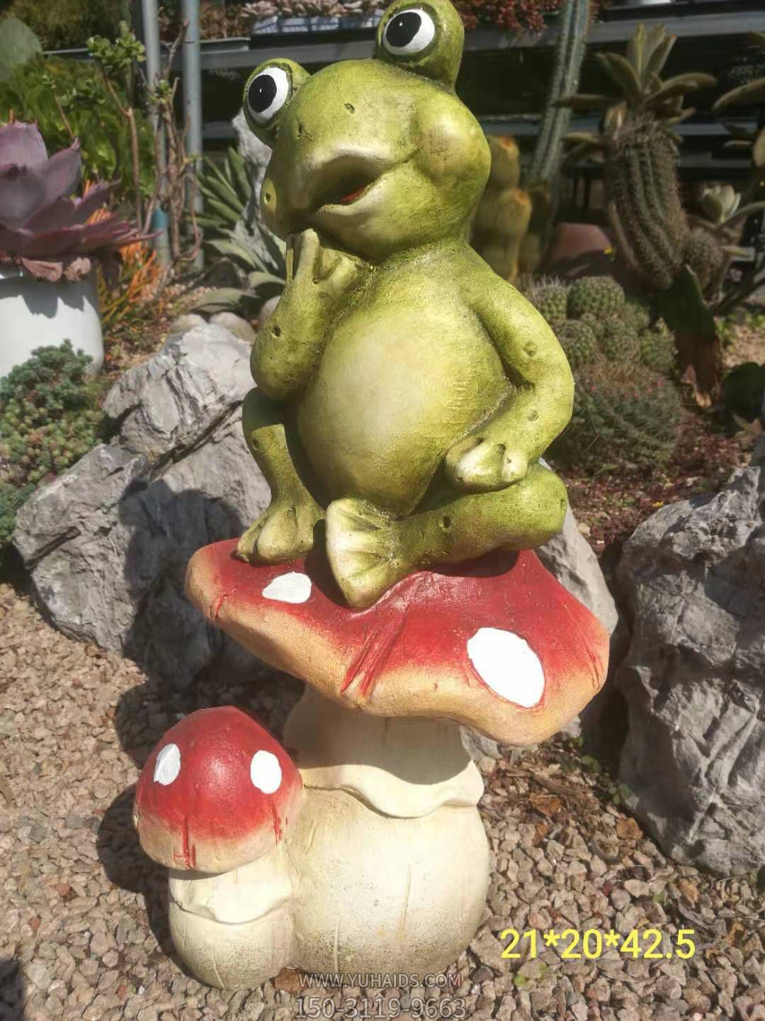 池塘一只在思考的玻璃钢青蛙博鱼网页版