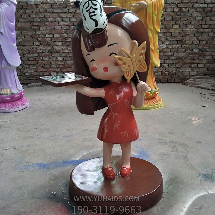 商场园林景观玻璃钢卡通人物博鱼网页版