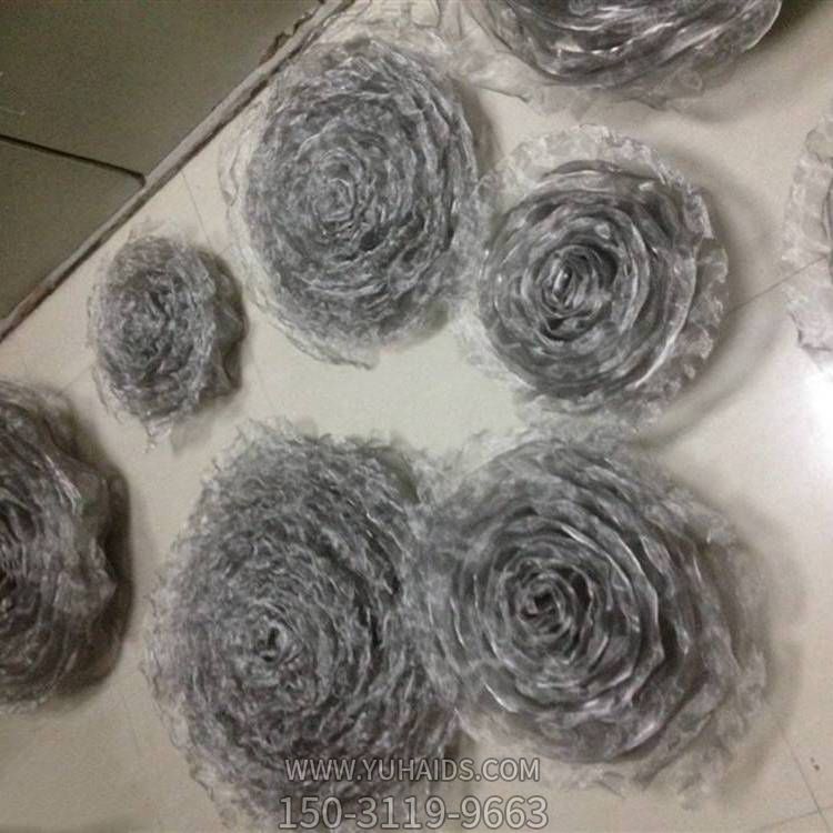不锈钢户外园林景观抽象花朵博鱼网页版