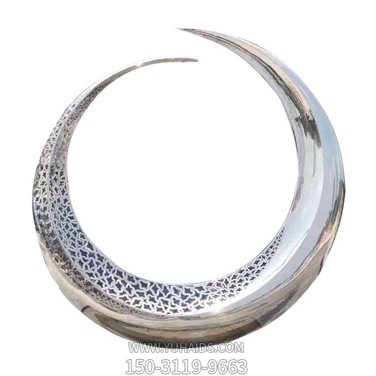 不锈钢镂空户外园林景观圆环博鱼网页版