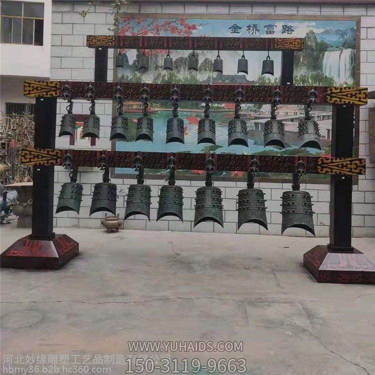 铸铜寺庙景区挂件铜编钟博鱼网页版