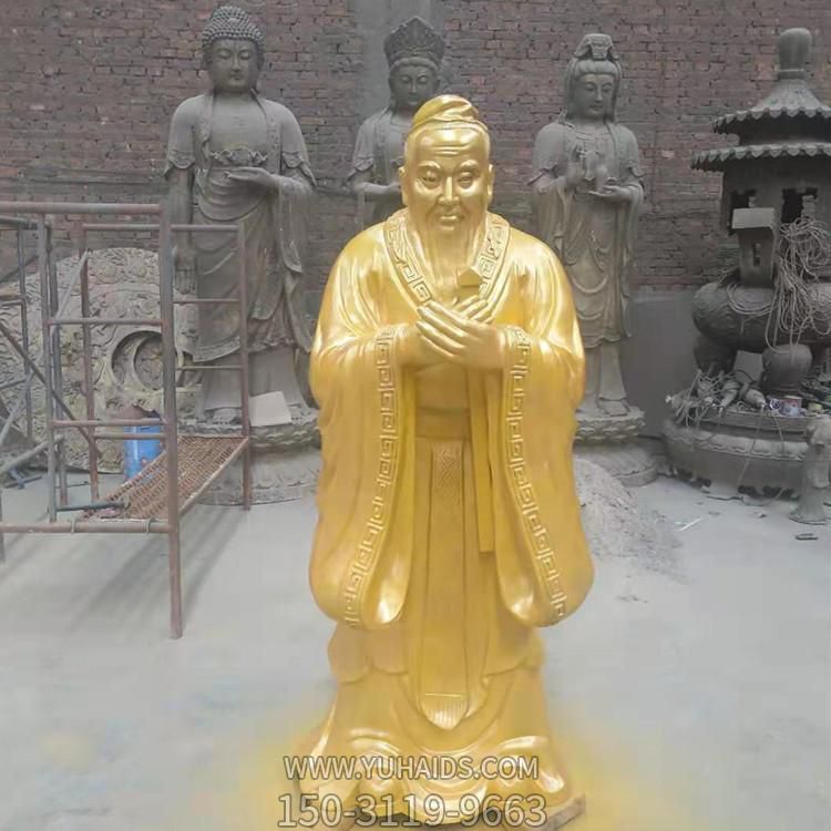 玻璃钢仿铜户外园林景观古代人物博鱼网页版