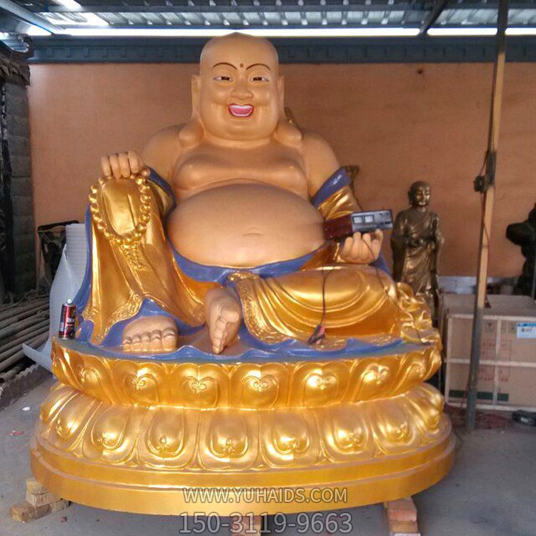 宗教寺庙大型玻璃钢弥勒佛博鱼网页版