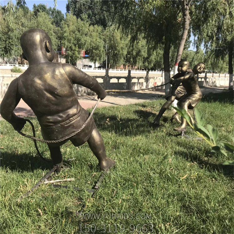 拔河，玻璃钢民俗生活场景博鱼网页版