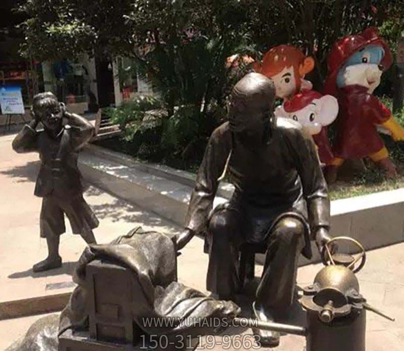 广场小时候漆金爆米花玻璃钢小品仿铜博鱼网页版