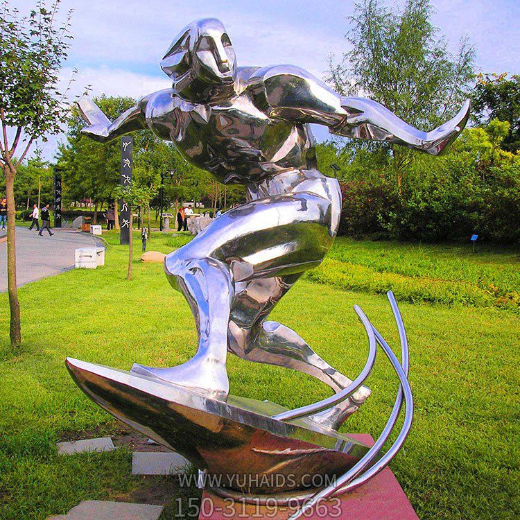 不锈钢冲浪运动人物博鱼网页版