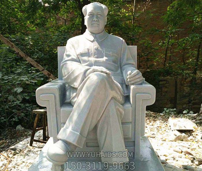 户外广场坐式毛主席公园人物石雕毛泽东博鱼网页版
