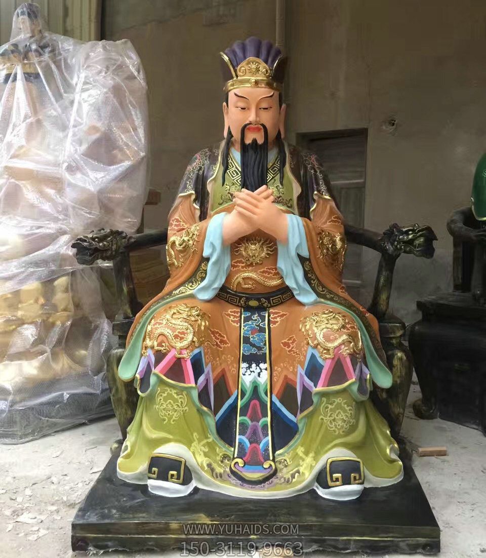 玻璃钢彩绘神佛供奉寺庙三官博鱼网页版